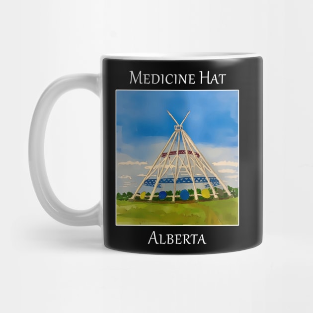 SaamisTeePee Landmark in Medicine Hat Alberta Canada - WelshDesigns by WelshDesigns
